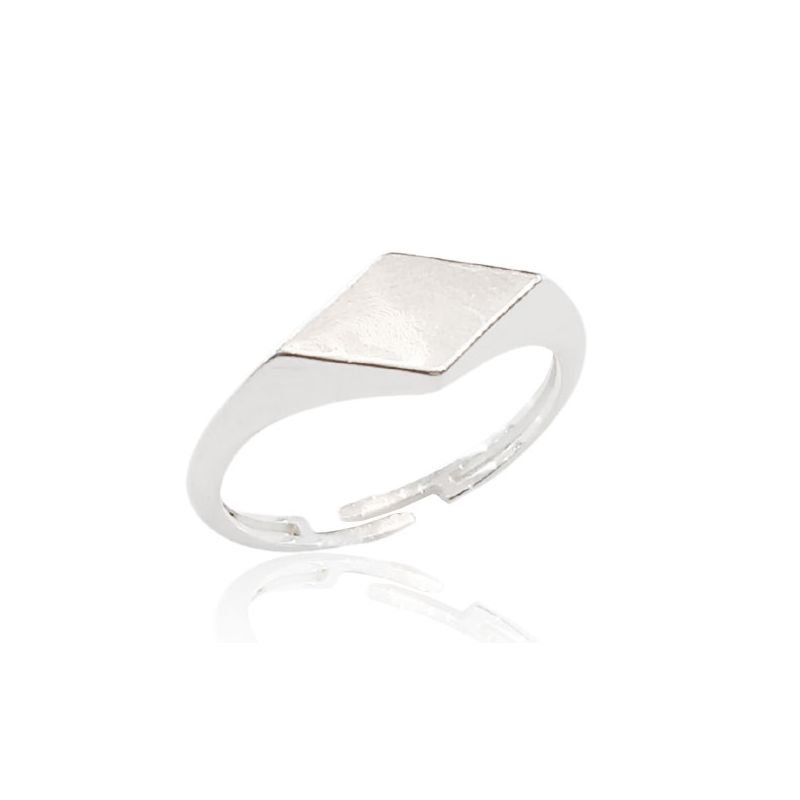 Anel Losango Dedinho - Prata 925