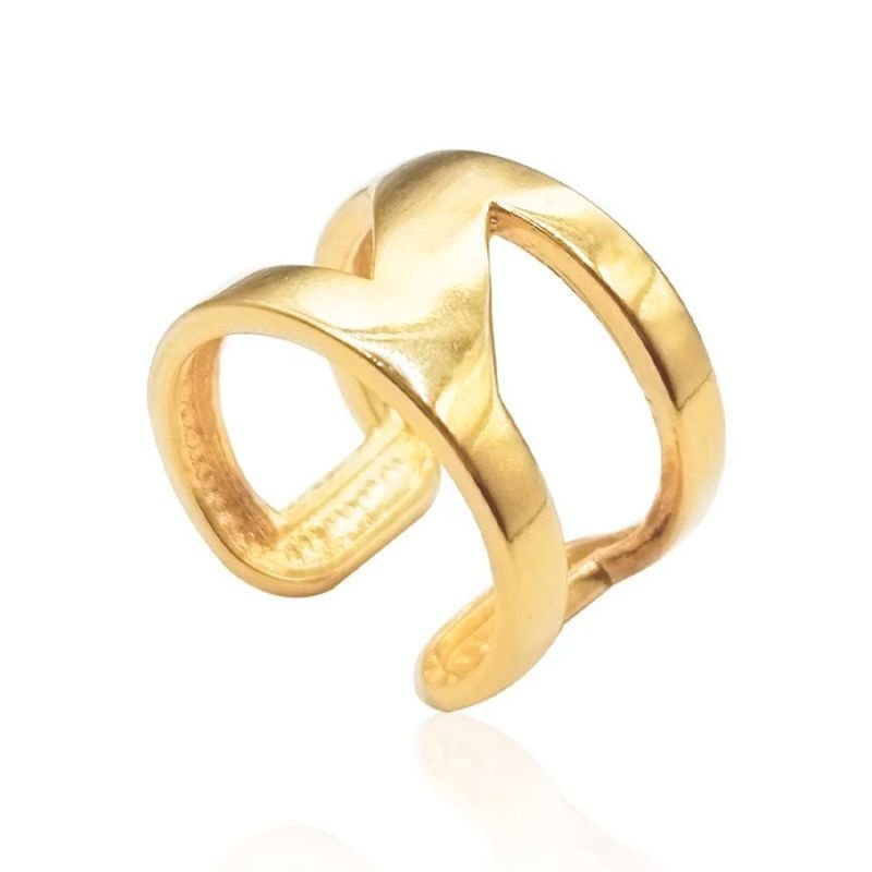 Anel Regulável - Folheado a Ouro 18k