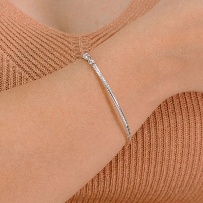 Bracelete Fio Redondo - Prata 925