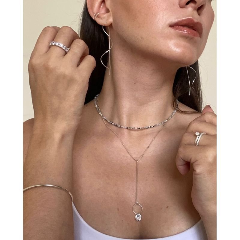 Bracelete Fio Redondo - Prata 925