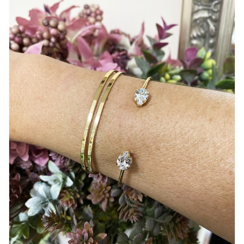 Bracelete Regulável - Folheado a Ouro 18k