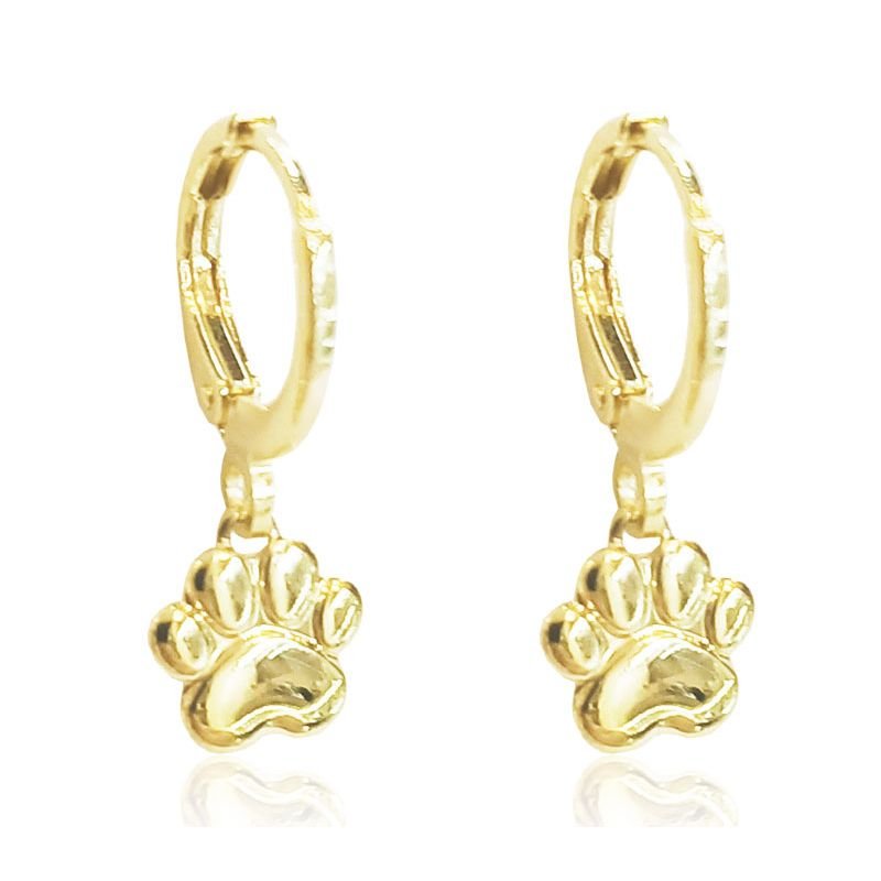 Brinco Argola Patinha - Folheado a Ouro 18k