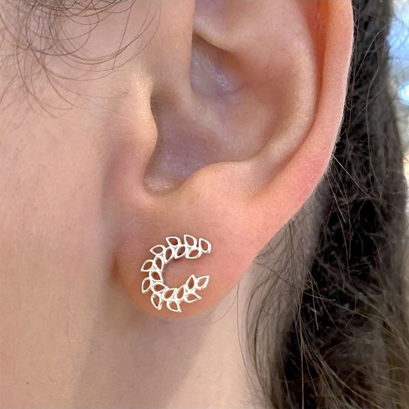 Brinco Ramos - Prata 925