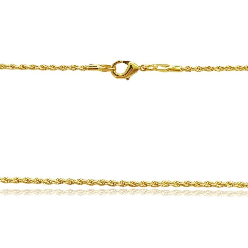 Corrente Cordão Baiano - Folheada a Ouro 18k