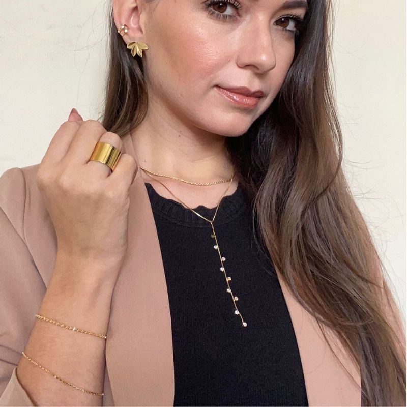 Corrente Cordão Baiano - Folheada a Ouro 18k