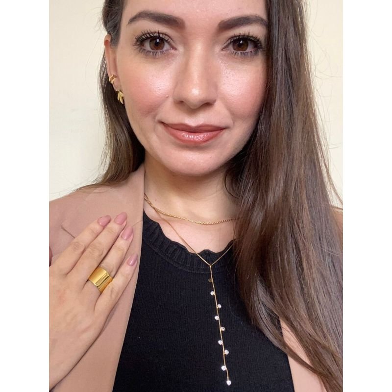 Corrente Cordão Baiano - Folheada a Ouro 18k