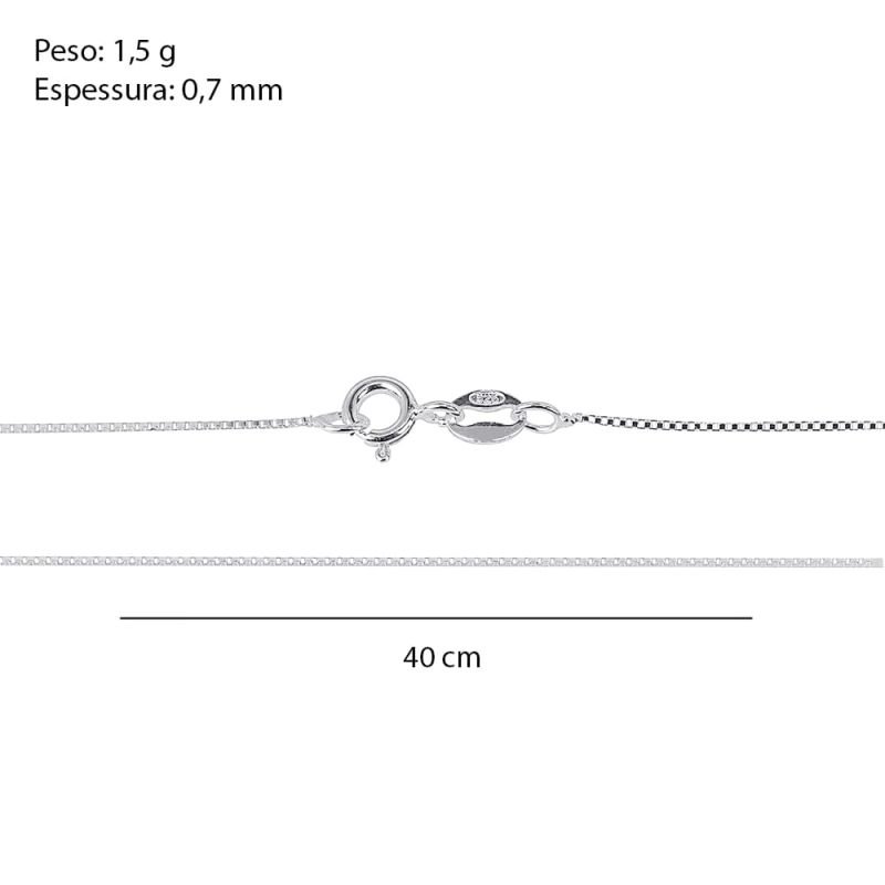 Corrente Veneziana V15 - Prata 925