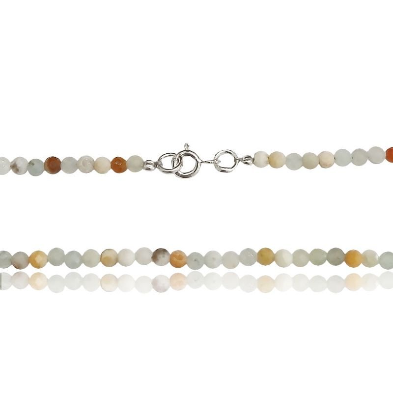 Gargantilha Amazonita - Prata 925