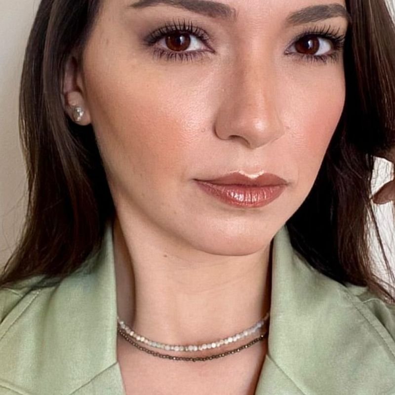 Gargantilha Amazonita - Prata 925