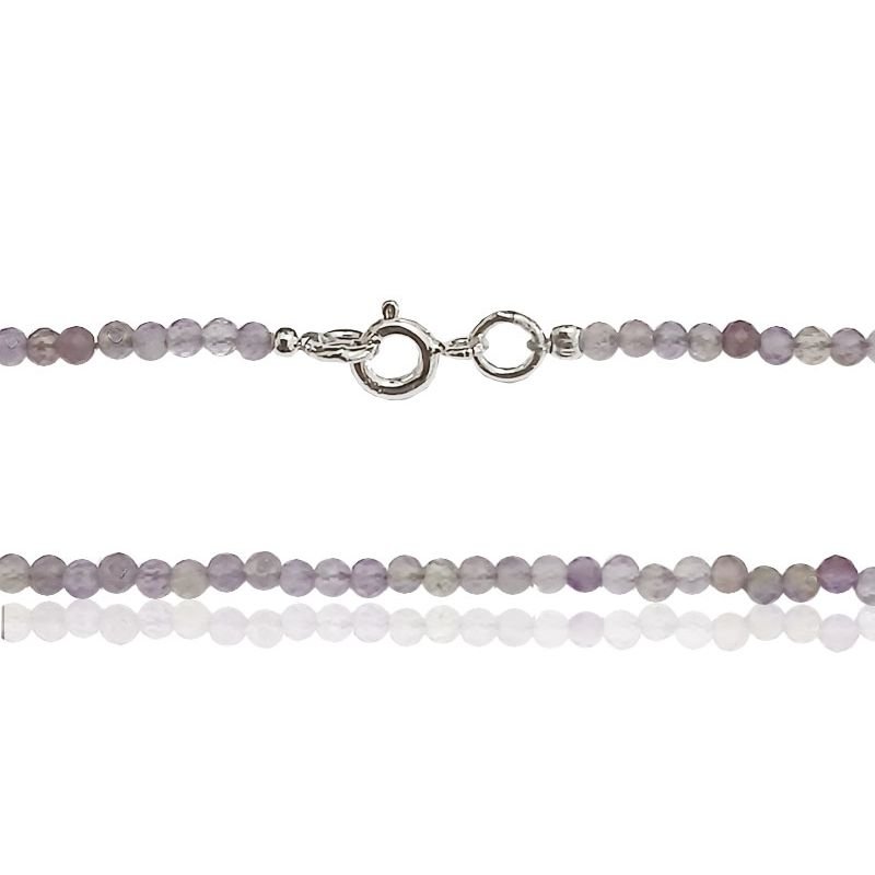 Gargantilha Ametista - Prata 925