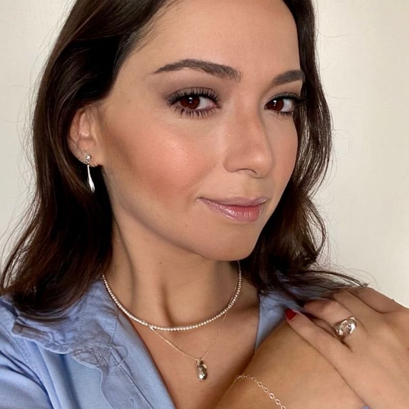 Gargantilha Gota - Prata 925