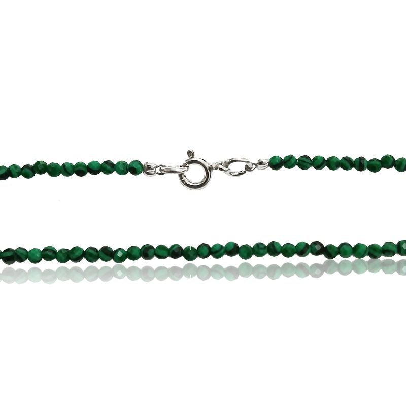 Gargantilha Malaquita - Prata 925