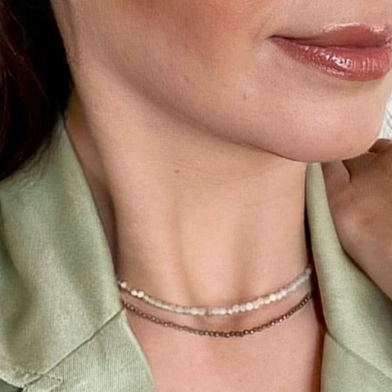 Gargantilha Pirita - Prata 925