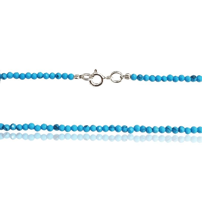 Gargantilha Turquesa - Prata 925