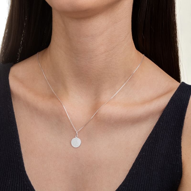 Medalha Nossa Senhora Aparecida - Prata 925