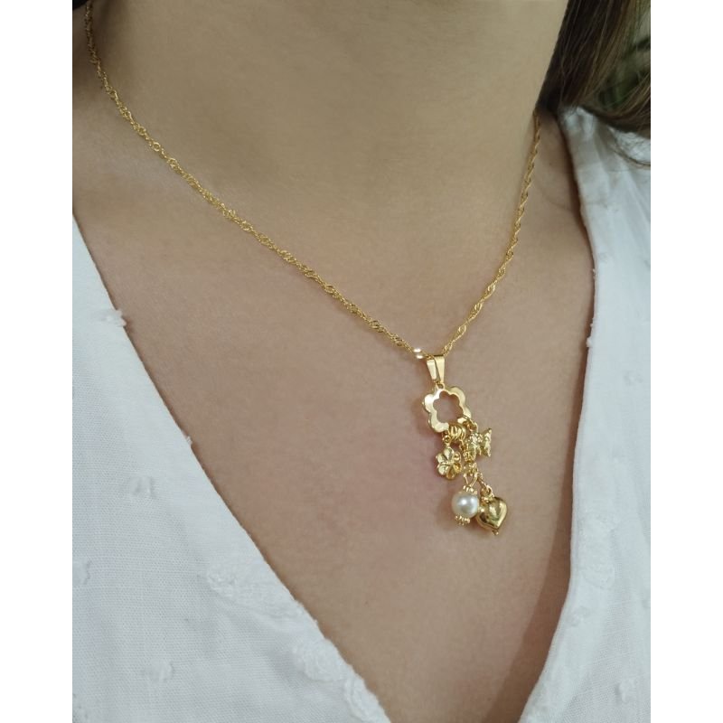 Pingente Patuá - Folheado a Ouro 18k