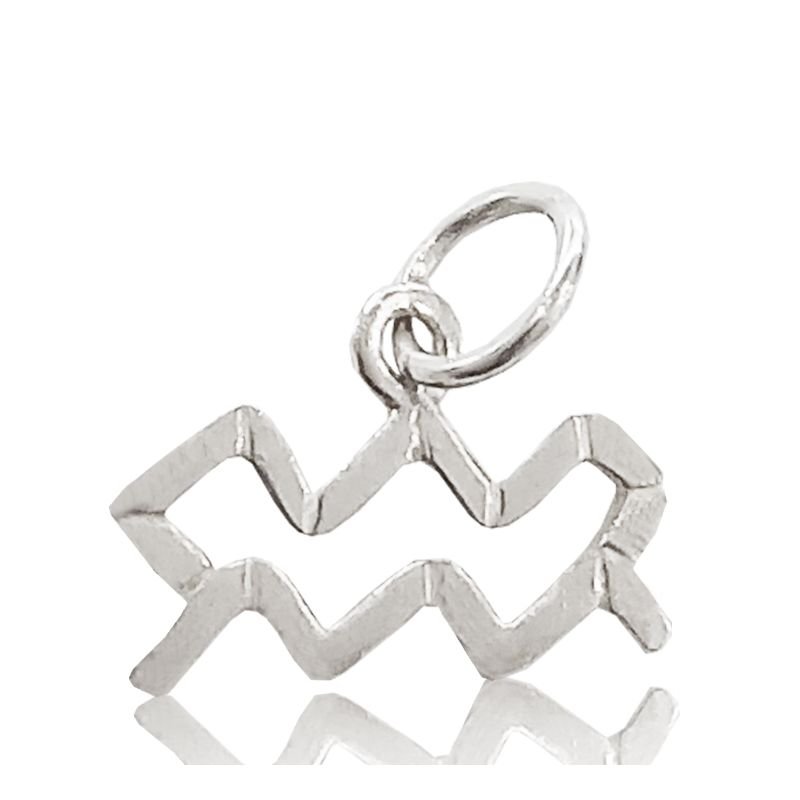 Pingente Signo de Aquário - Prata 925