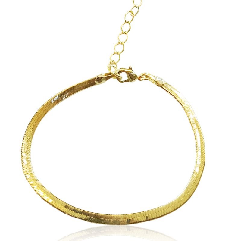 Pulseira Fita - Folheada a Ouro 18k